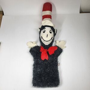 Cat In The Hat Hand Puppet Vintage Dr Seuss Cuddle Toys Douglas 1970s